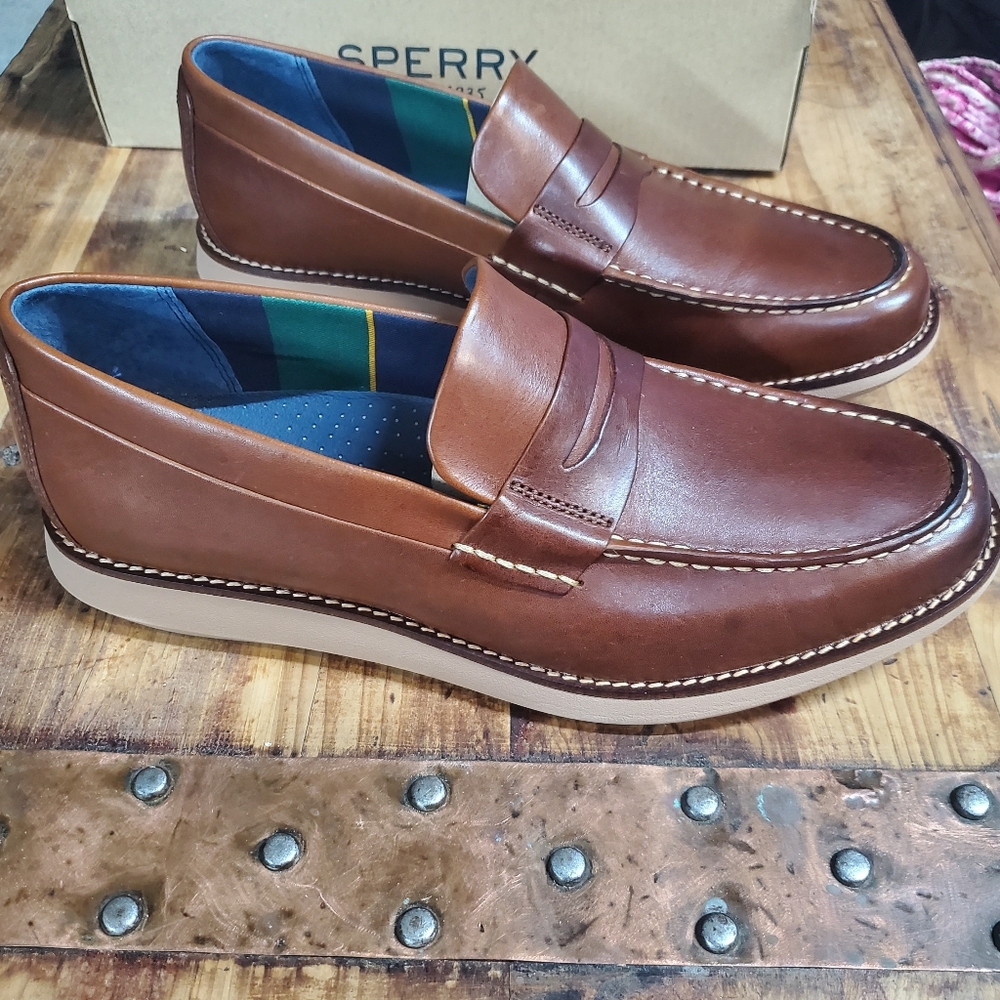 Men's Sperry kennedy Penny rustic tan size 9.5